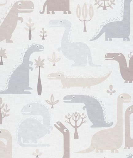 Papel pintado infantil de dinosaurios - Ydeco Decoración